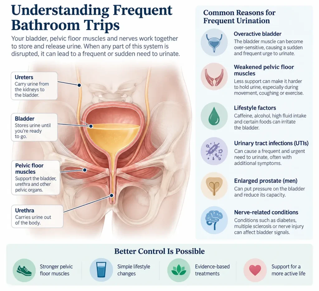 urinary incontinence symptoms and treatment options guide detailed infographics by incontinence direct